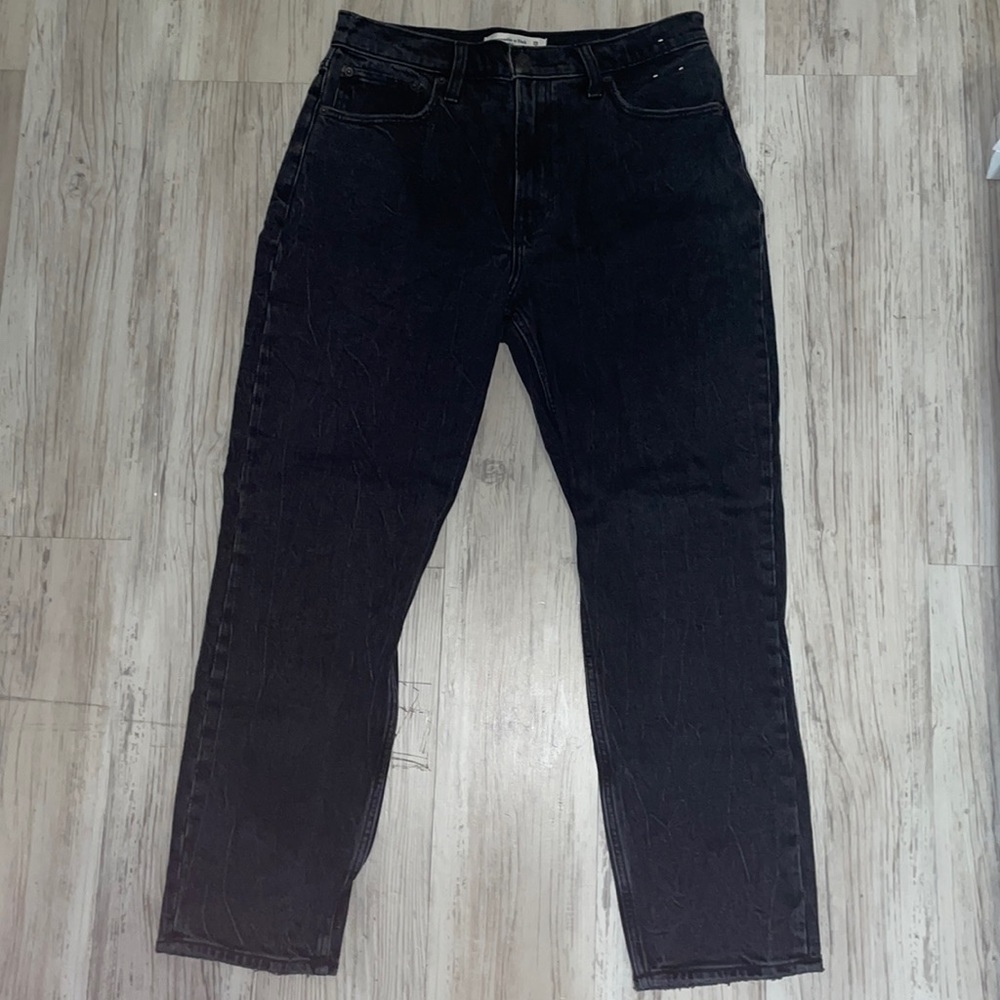 A&F High-Rise Mom Jeans